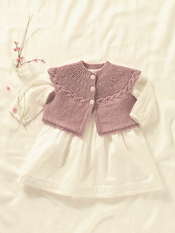 baby spring easter cardigan knitting pattern