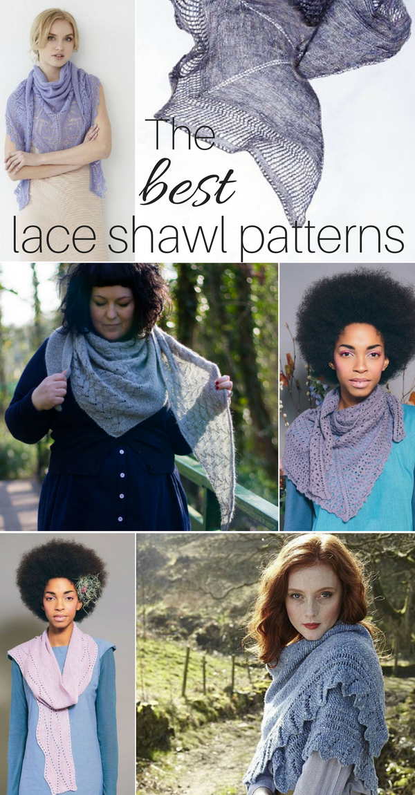 The best lace shawl knitting patterns (plus free patterns too!)