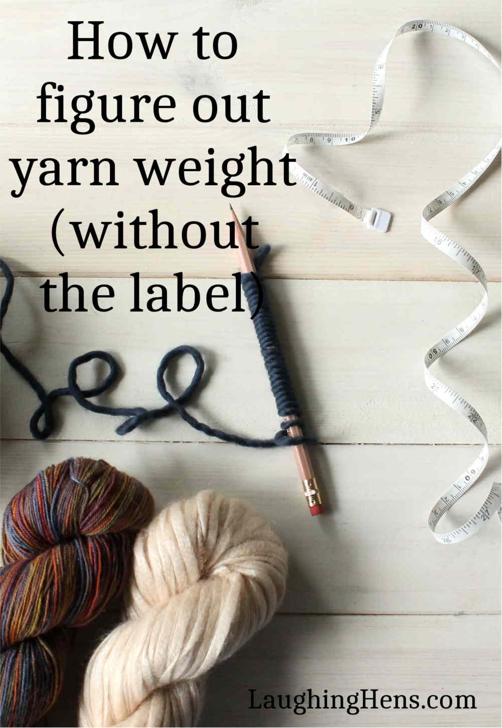 How to figure out yarn weight
