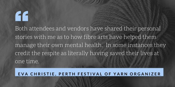 Knitting and Mental health quote