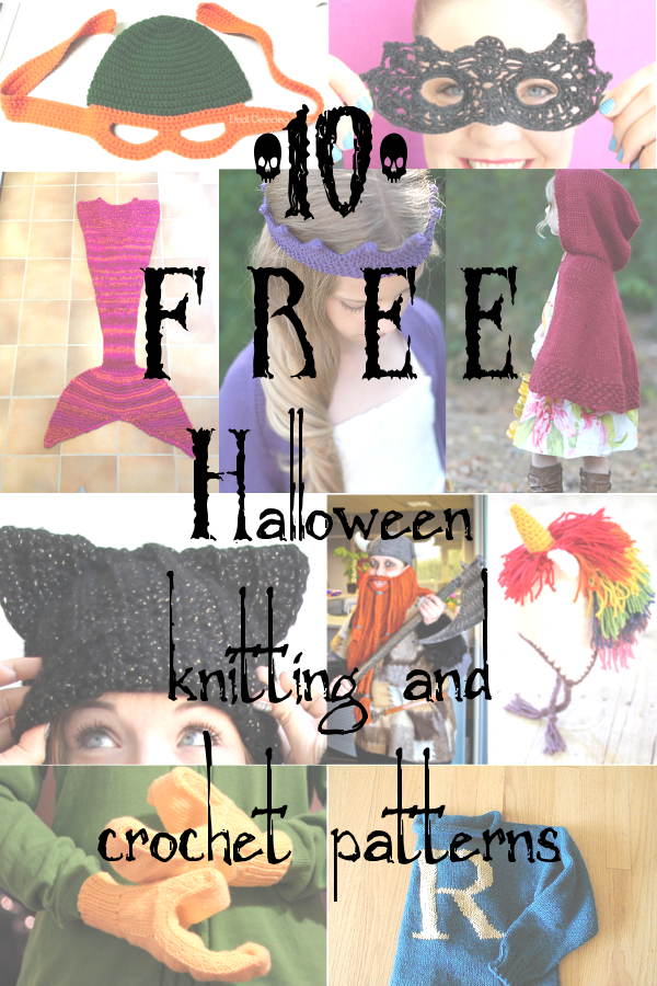 Free Halloween knitting and crochet patterns