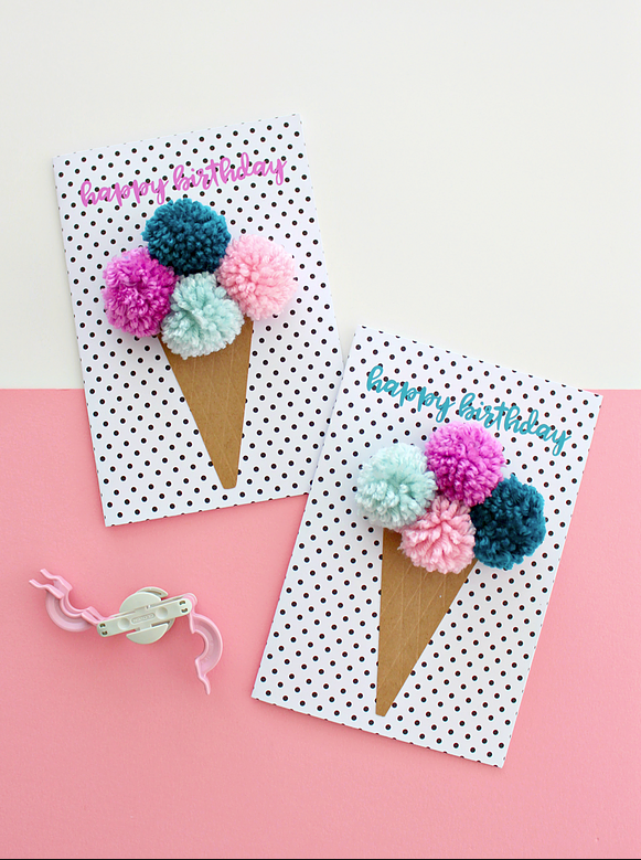 Cute pom pom crafts for kids